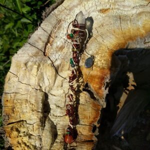 Copper, Quartz, and Agate Magic Wand